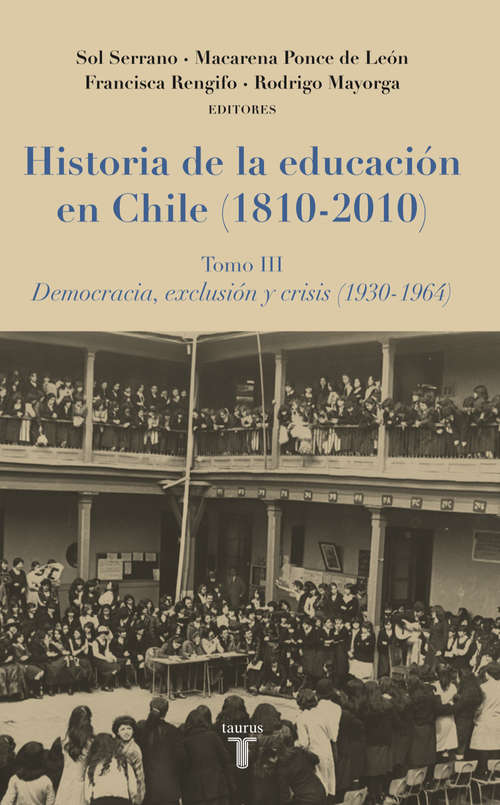 Book cover of Historia de la educación en Chile (1810-2010) Tomo III