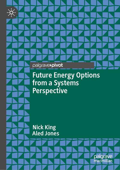 Book cover of Future Energy Options from a Systems Perspective (1st ed. 2023)