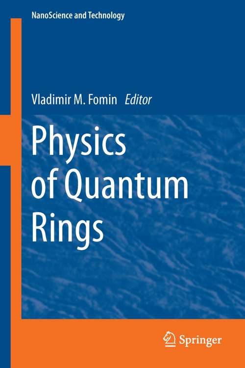 Book cover of Physics of Quantum Rings
