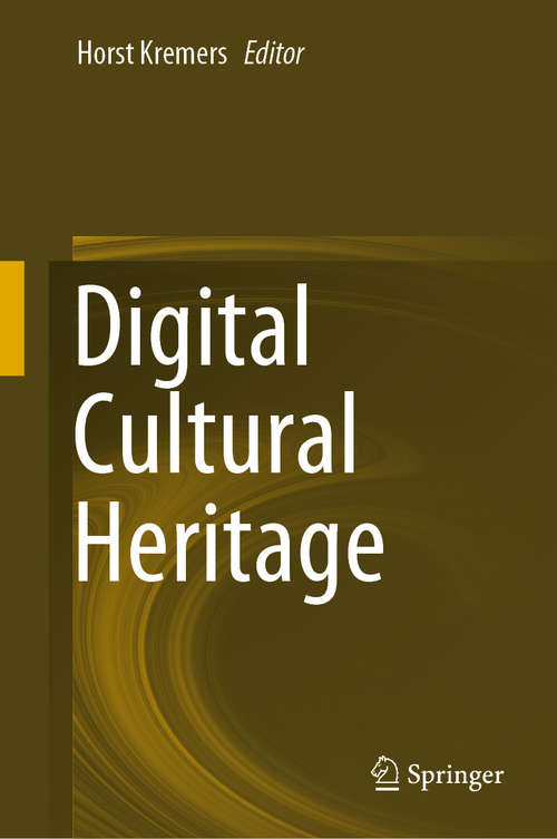 Book cover of Digital Cultural Heritage (1st ed. 2020)