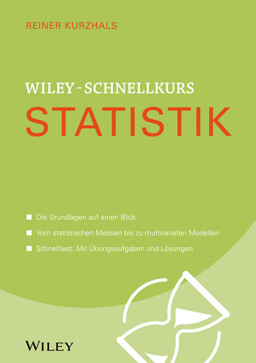 Book cover of Wiley-Schnellkurs Statistik (Wiley Schnellkurs)