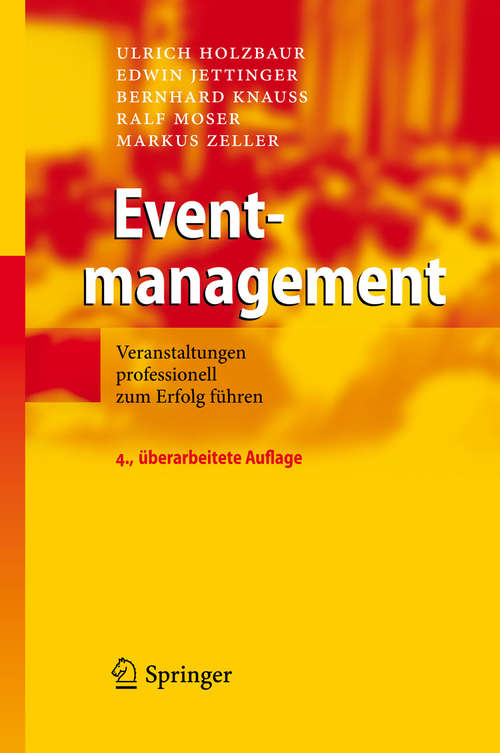 Book cover of Eventmanagement