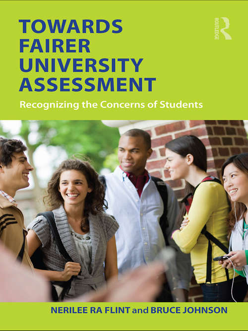 Book cover of Towards Fairer University Assessment: Recognizing the Concerns of Students