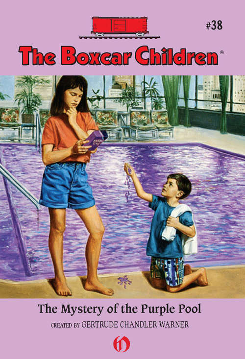 Book cover of The Mystery of the Purple Pool (Boxcar Children #38)