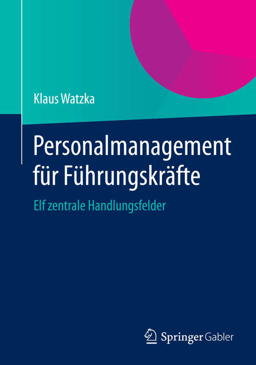 Book cover of Personalmanagement für Führungskräfte