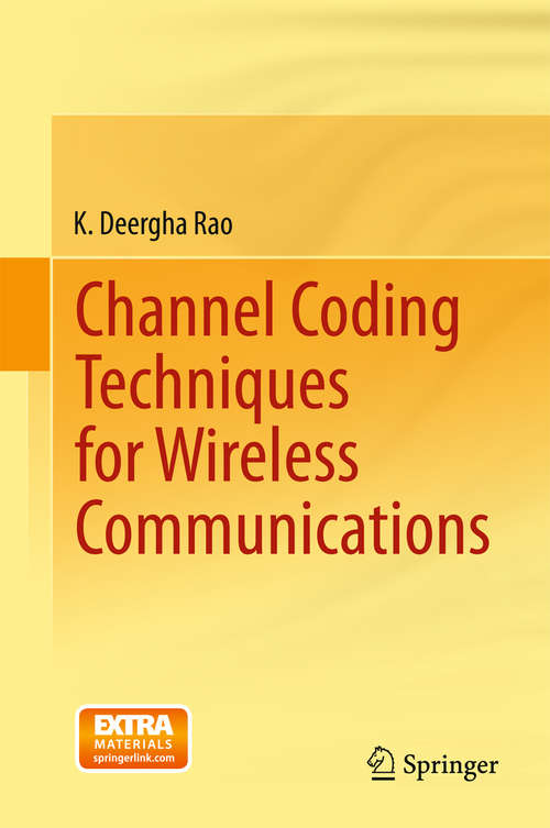 Book cover of Channel Coding Techniques for Wireless Communications