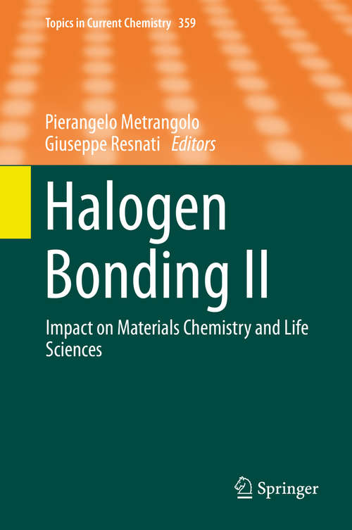 Book cover of Halogen Bonding II