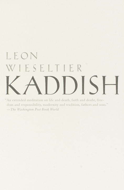 Book cover of Kaddish