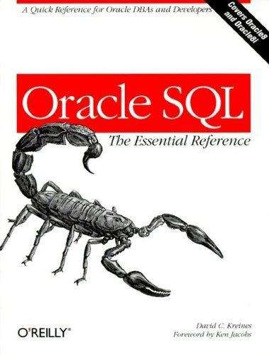 Book cover of Oracle SQL: The Essential Reference
