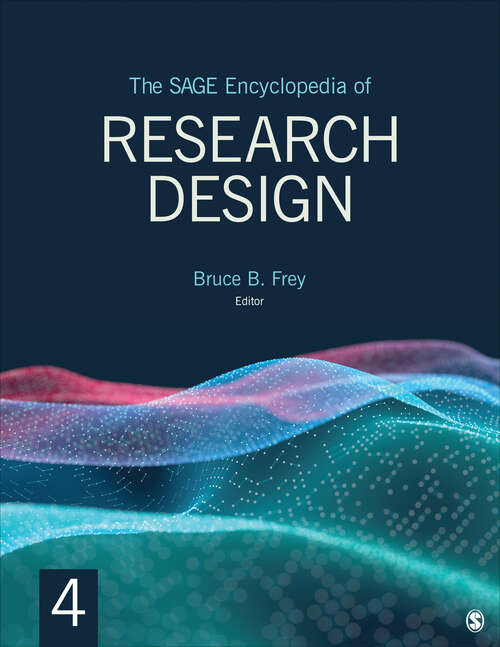 Book cover of The SAGE Encyclopedia of Research Design (Second Edition (Revised Edition))
