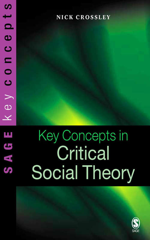 Key Concepts in Critical Social Theory (SAGE Key Concepts series)