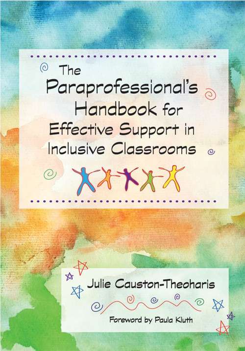 Book cover of The Paraprofessional's Handbook For Effective Support In Inclusive Classrooms