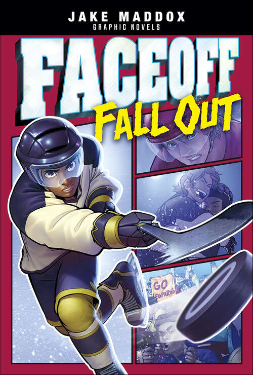 Book cover of Faceoff Fall Out (Jake Maddox Graphic Novels)