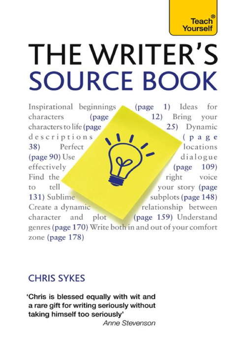 Book cover of The Writer's Source Book: Teach Yourself