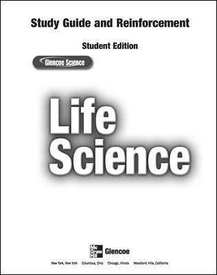Book cover of Glencoe Science: Life Science, Study Guide and Reinforcement, Student Edition