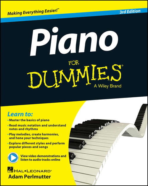 Book cover of Piano For Dummies