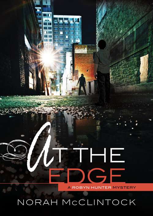 Book cover of At the Edge (Robyn Hunter Mysteries #9)