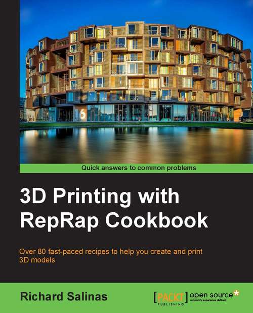 Book cover of 3D Printing with RepRap Cookbook