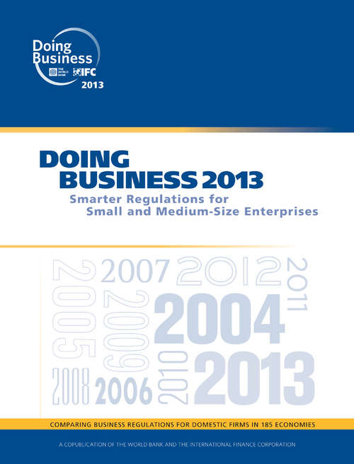 Book cover of Doing Business 2013: Smarter Regulations for Small and Medium-Size Enterprises