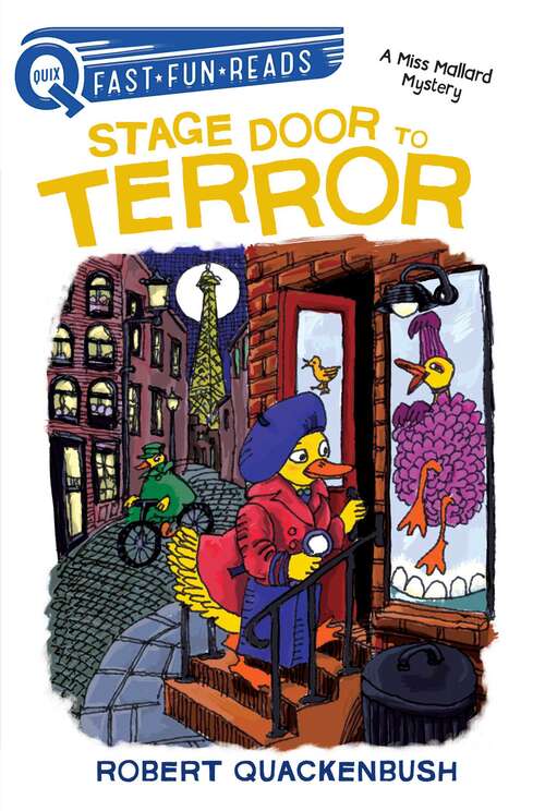 Book cover of Stage Door to Terror: A QUIX Book (A Miss Mallard Mystery: Vol. 1)