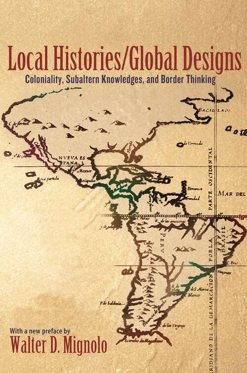 Book cover of Local Histories/Global Designs
