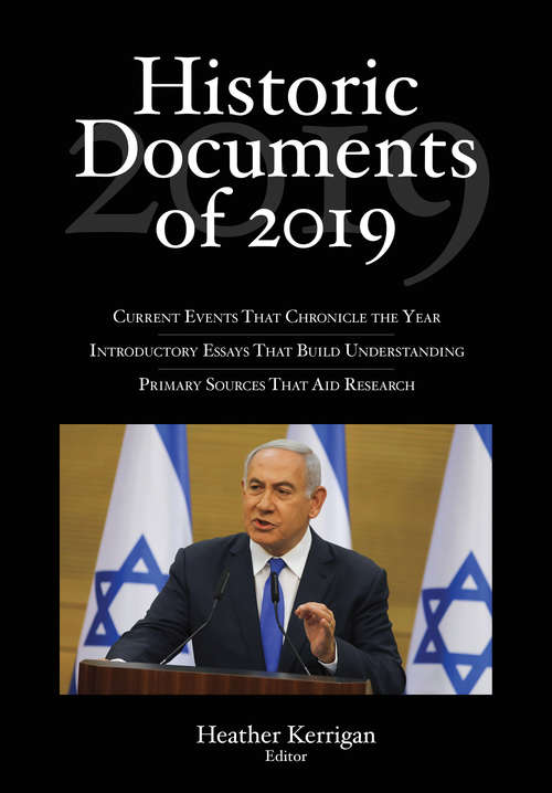 Book cover of Historic Documents of 2019 (Historic Documents)