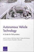 Book cover of Autonomous Vehicle Technology: A Guide for Policymakers