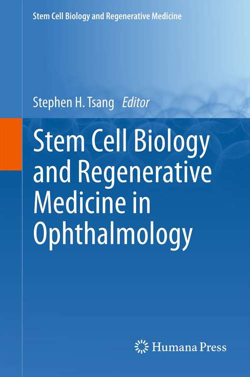 Book cover of Stem Cell Biology and Regenerative Medicine in Ophthalmology