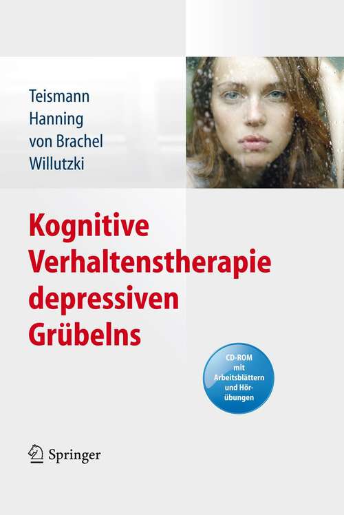 Book cover of Kognitive Verhaltenstherapie depressiven Grübelns