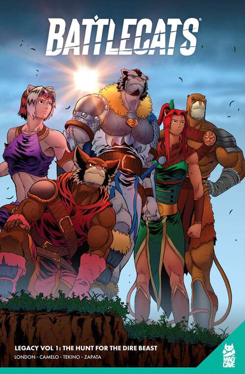 Book cover of Battlecats Vol. 1: The Hunt For The Dire Beast (Battlecats)