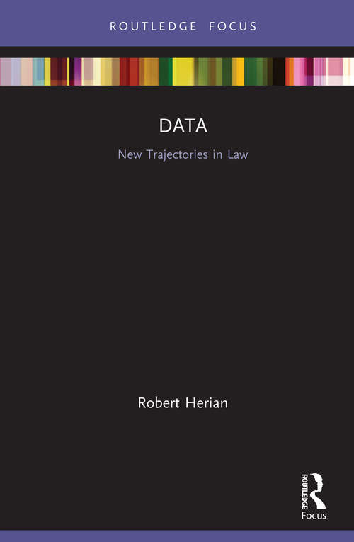 Book cover of Data: New Trajectories in Law (New Trajectories in Law)