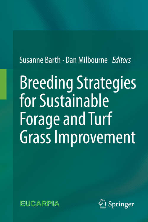 Book cover of Breeding strategies for sustainable forage and turf grass improvement