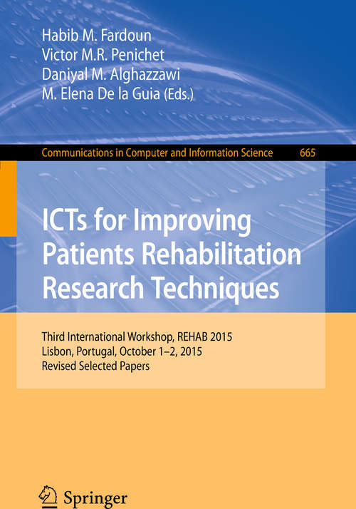 Book cover of ICTs for Improving Patients Rehabilitation Research Techniques