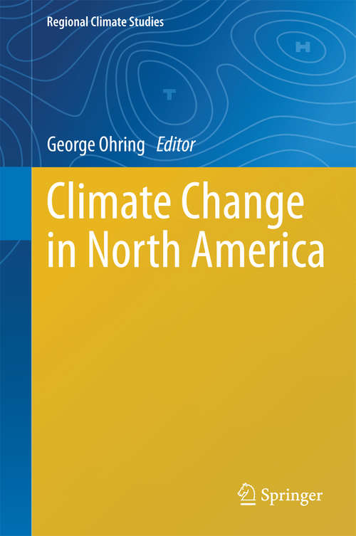 Book cover of Climate Change in North America
