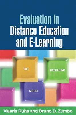 Book cover of Evaluation in Distance Education and E-Learning