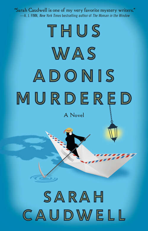 Book cover of Thus Was Adonis Murdered: A Novel