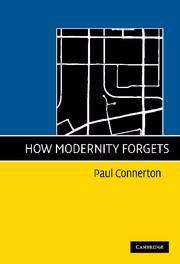 Book cover of How Modernity Forgets