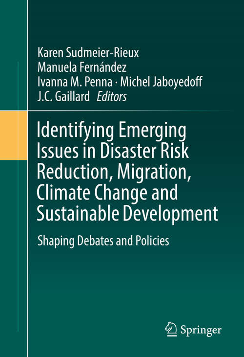 Identifying Emerging Issues in Disaster Risk Reduction, Migration, Climate Change and Sustainable Development