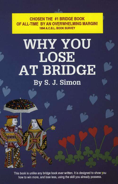 Book cover of Why You Lose at Bridge