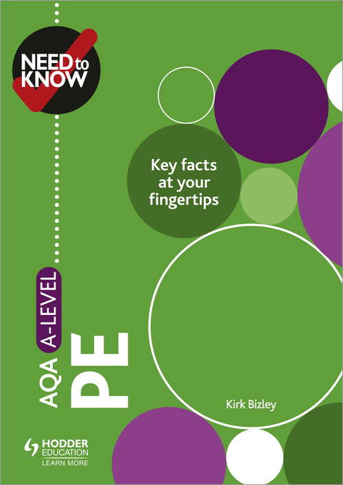 Book cover of Need to Know: Aqa A-level Pe Epub