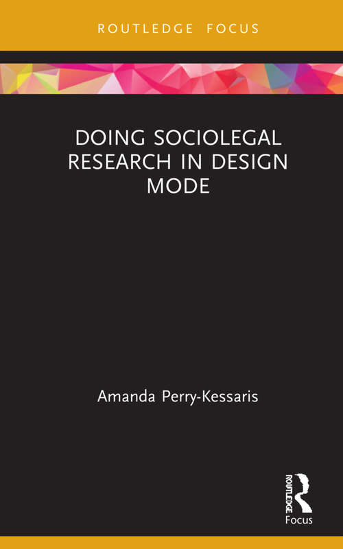 Book cover of Doing Sociolegal Research in Design Mode