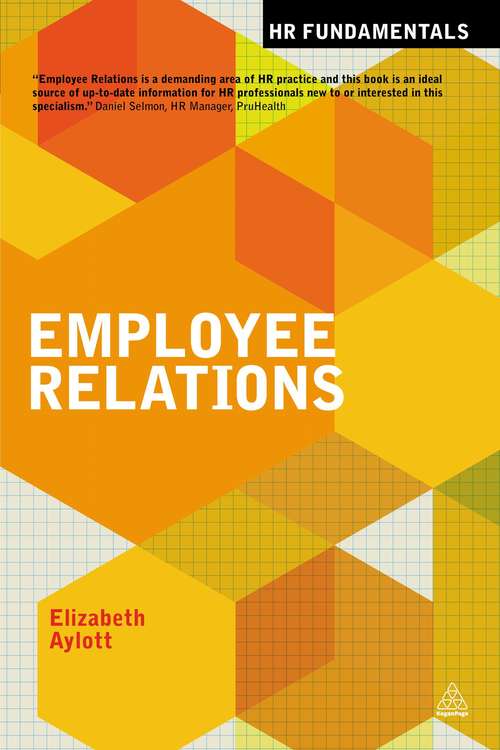 Book cover of Employee Relations