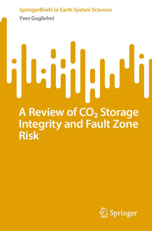 Book cover of A Review of CO₂ Storage Integrity and Fault Zone Risk (SpringerBriefs in Earth System Sciences)