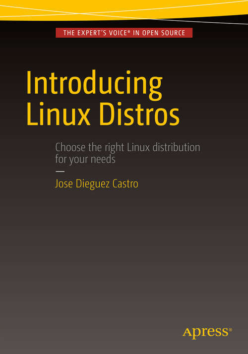 Book cover of Introducing Linux Distros