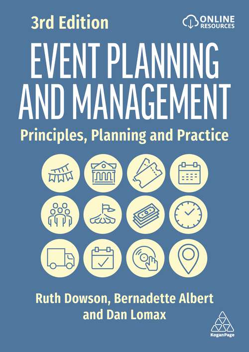 Book cover of Event Planning and Management: Principles, Planning and Practice (3)