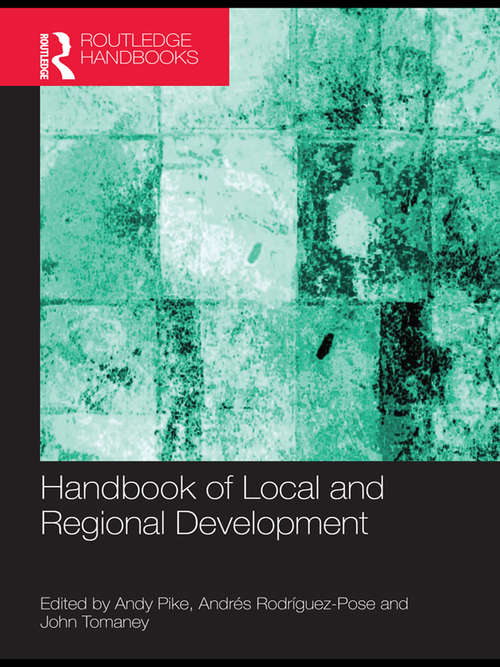 Book cover of Handbook of Local and Regional Development