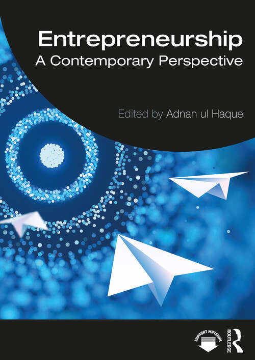 Book cover of Entrepreneurship: A Contemporary Perspective (1)