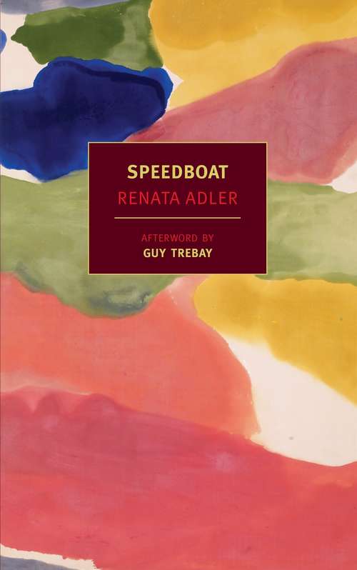 Book cover of Speedboat (NYRB Classics)