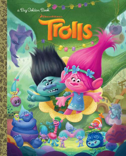 Book cover of Trolls Big Golden Book (Big Golden Book)