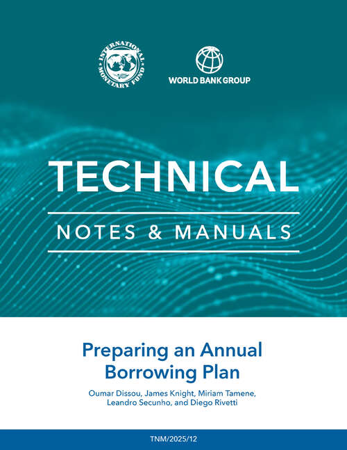 Book cover of Preparing an Annual Borrowing Plan